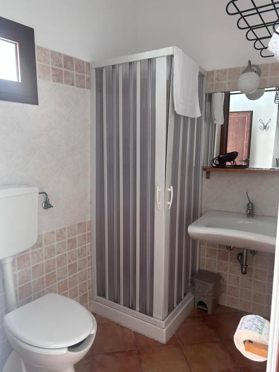 Bagno privato in camera con doccia — Affittacamere Mappavel's, Castel del Monte
