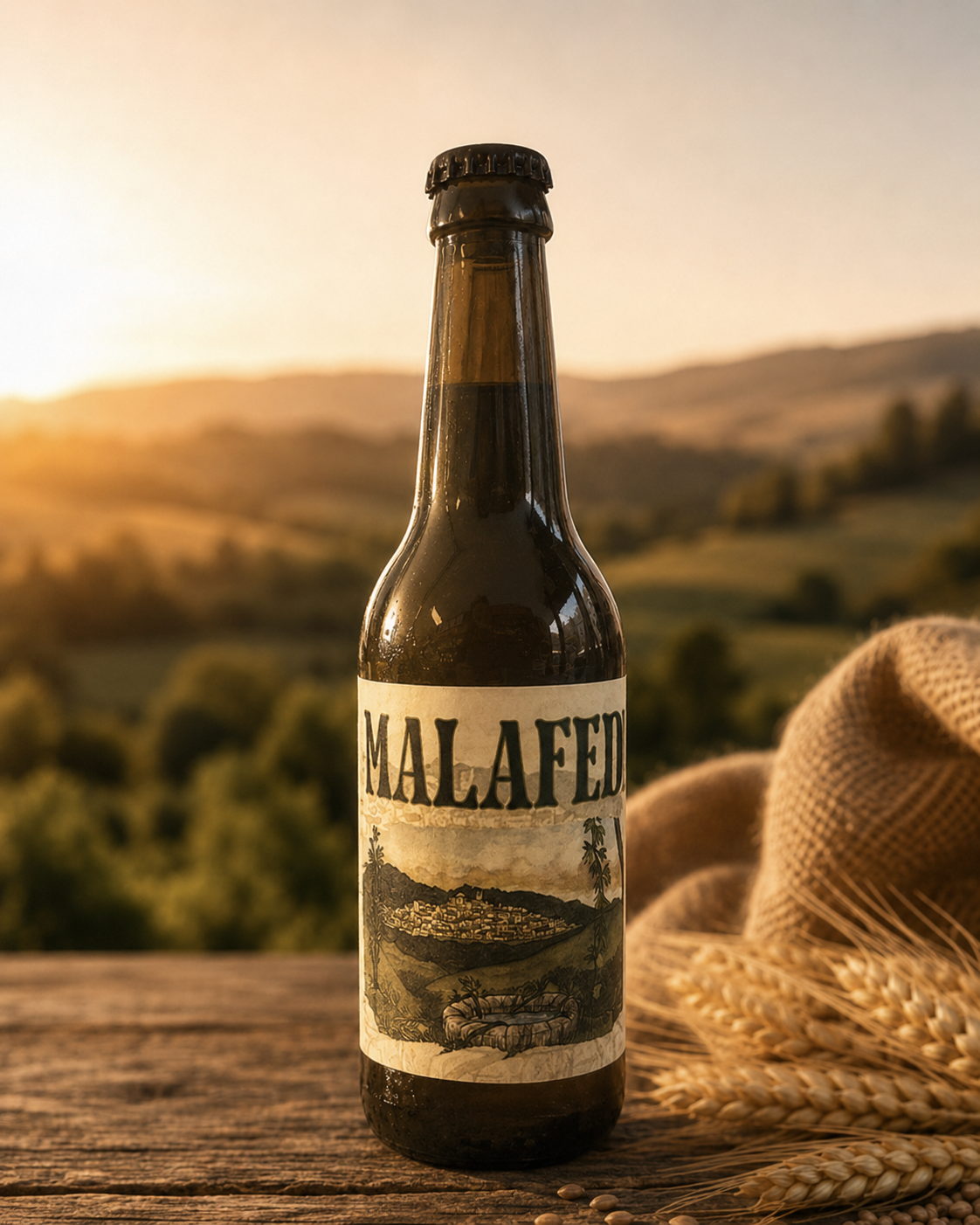 Bottiglia di Birra APA Malafede - Azienda Agricola Mappavel's